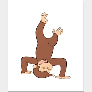 Curious George Break Dance Posters and Art